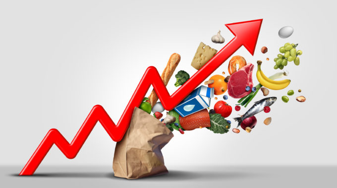 Rising,Food,Cost,And,Grocery,Prices,Surging,Costs,Of,Supermarket